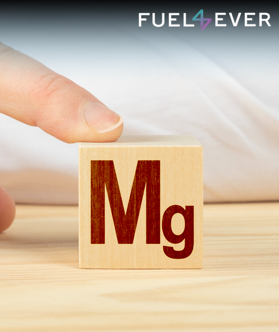 Image shows a box and a finger on it, in box mg is written which represents to magnesium